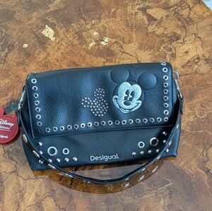 Desigual x Disney Mickey Studded Crossbody/Shoulder/Clutch